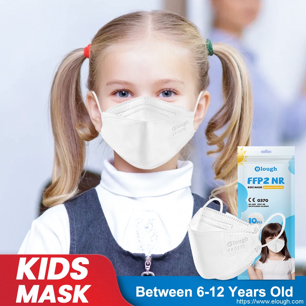 Elough HX-005RT Kids FFP2 Máscara Design Dobrável em Forma de Peixe