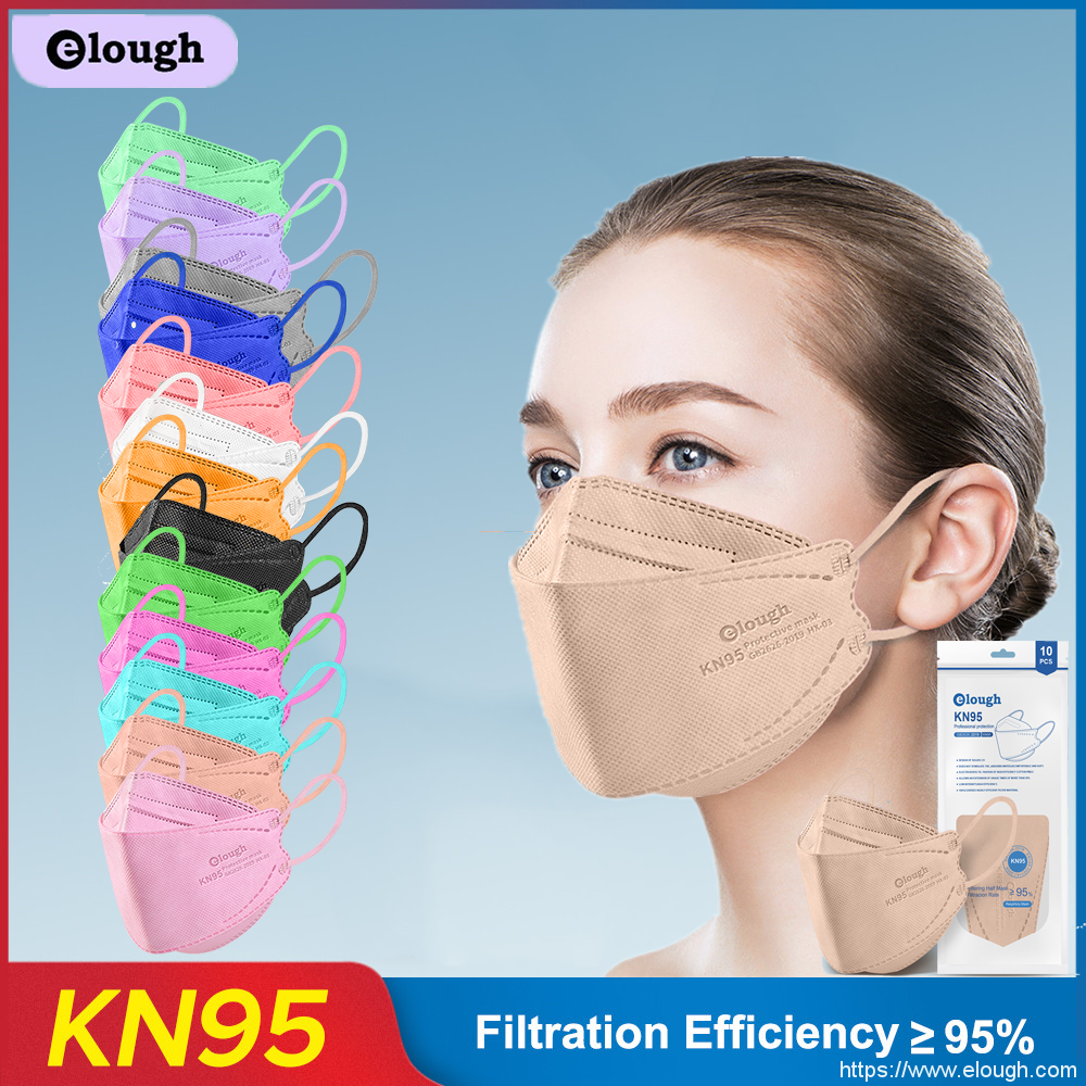Wholesale Price China N95 Face Masks - Elough HX-03 Elough Disposable KN95 Fish shape masks 10PCS /Pack –  Elough