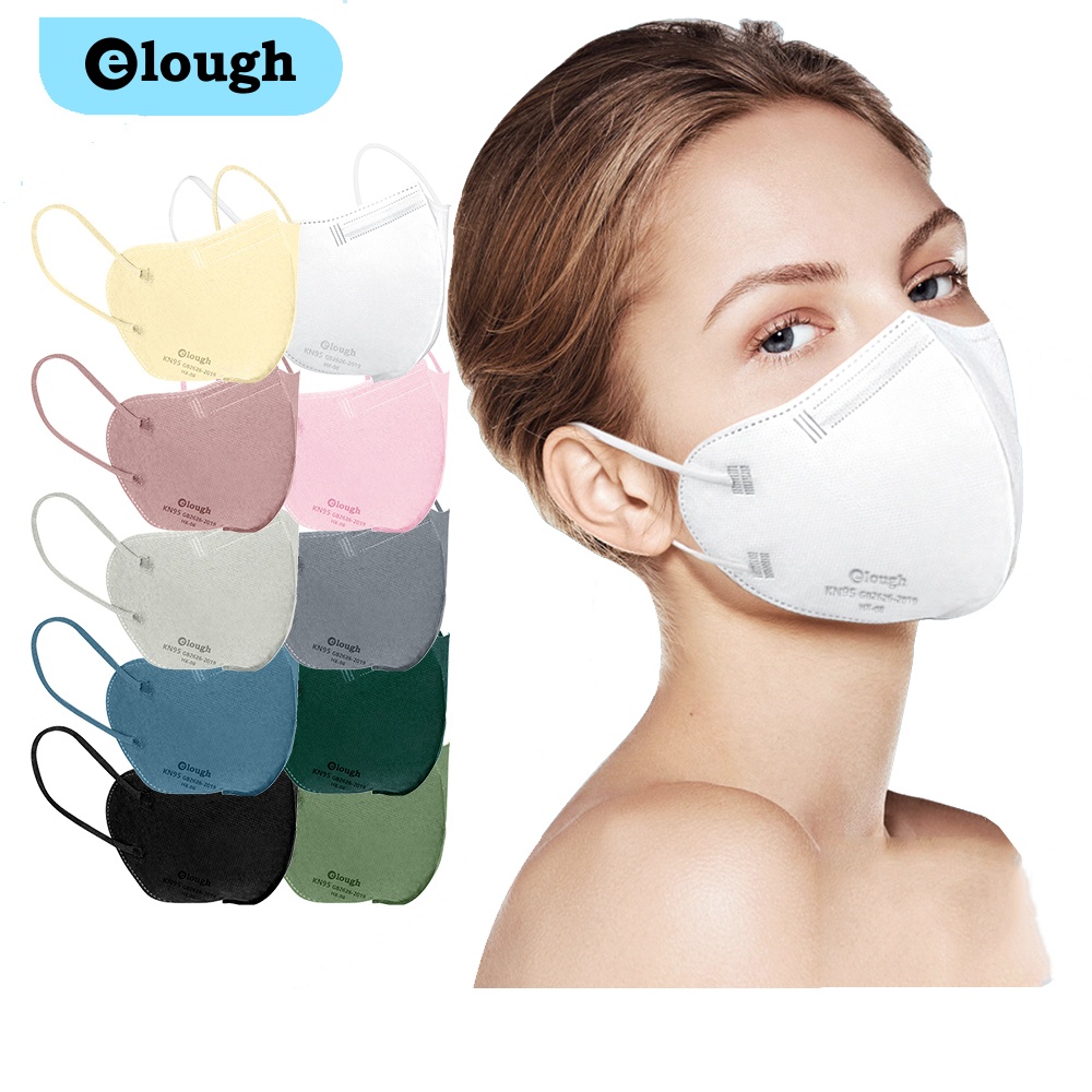Elough HX-08 Нов дизайн сгъваема 3D KN95 цветна маска за възрастни