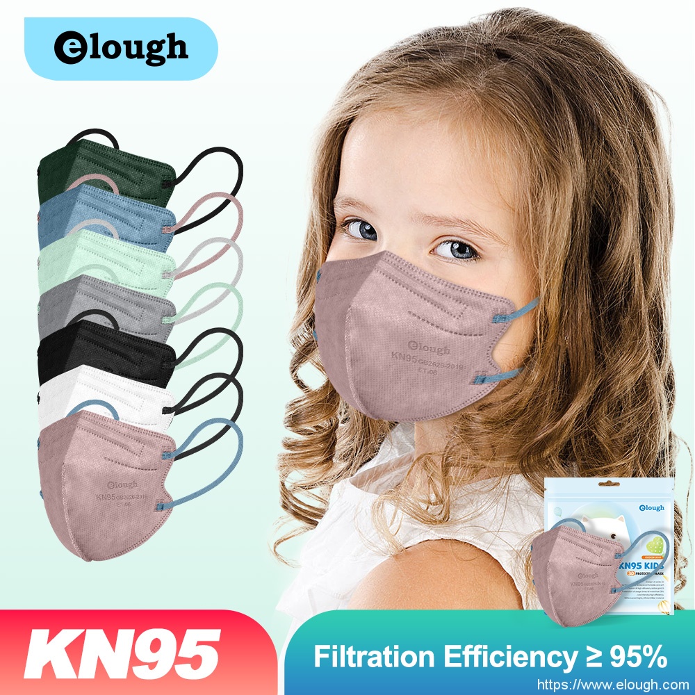 Elough HX-ET-06 New Design KN95 GB2626-2019 Kids Folding Mask