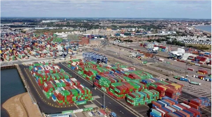 Nagdali ang Britanya!Ang walo ka adlaw nga terminal strike sa Felixstowe, ang pinakadako nga container port, makadugang sa kahuot ug mga paglangan