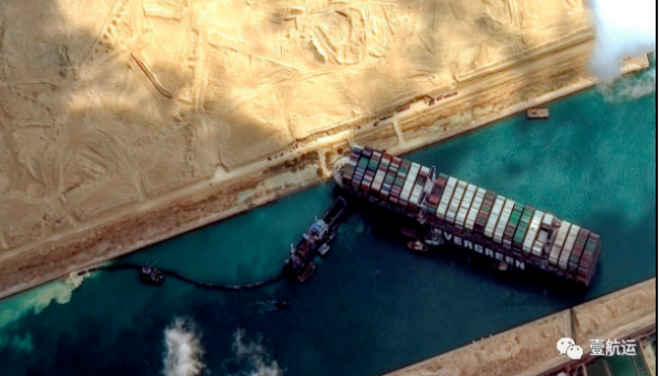 O rok později byl Suezský průplav znovu zablokován, což si vynutilo dočasné uzavření vodní cesty
