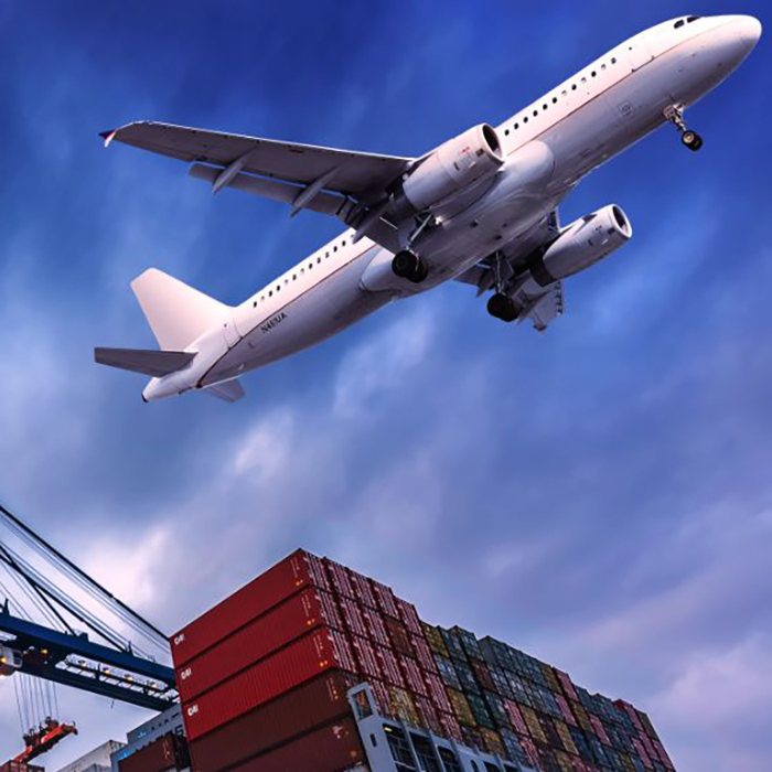 Deliver the goods from China to FTW1 warehouse in the United States by air freight + express
