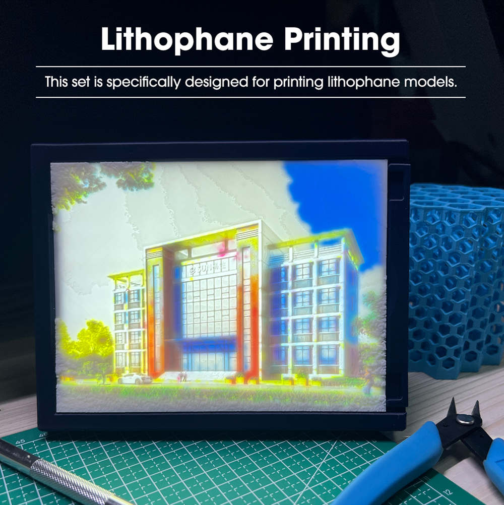 CMYK-lithophane printing