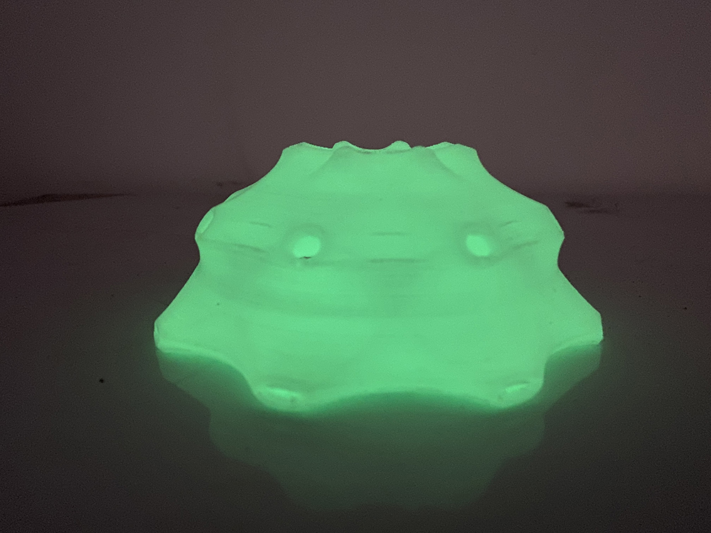 빛나는 녹색 인쇄 3D 모델