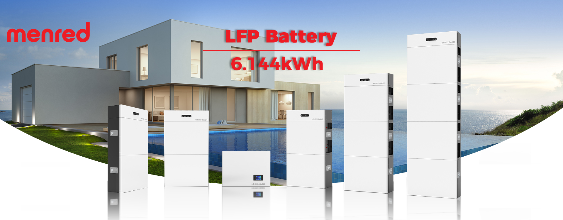 Batterie de stockage d'énergie murale LifeP4