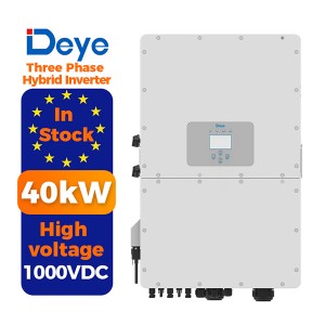 Deye SUN-40K-SG01HP3-EU-BM4 ہائی وولٹیج ہائبرڈ انورٹر