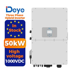 Deye SUN-50K-SG01HP3-EU-BM4 হাই ভোল্টেজ হাইব্রিড ইনভার্টার