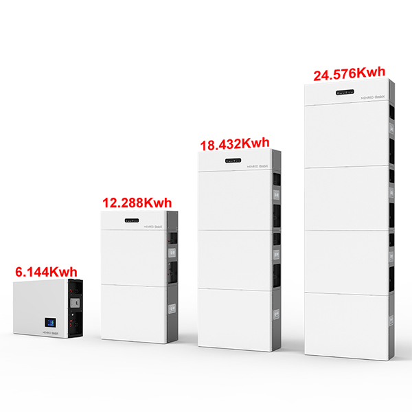Menred LiFePO4 LFP Ցածր լարման 51.2V 120Ah 5kWh 10kWh 12kWh Wall Power Storage Lithium Battery