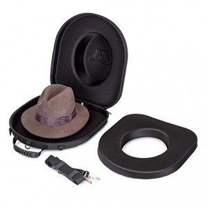 Factory Custom Shockproof Hard Travel Hat Box Carrier Case for Fedora, Baseball Cap