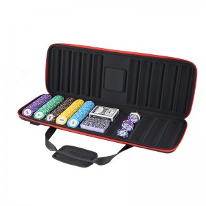 Customized Top Quality 500 Poker Chip Case, EVA Poker Chip Carrier