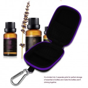 Portable 6 bottles Small travel case for essential oils