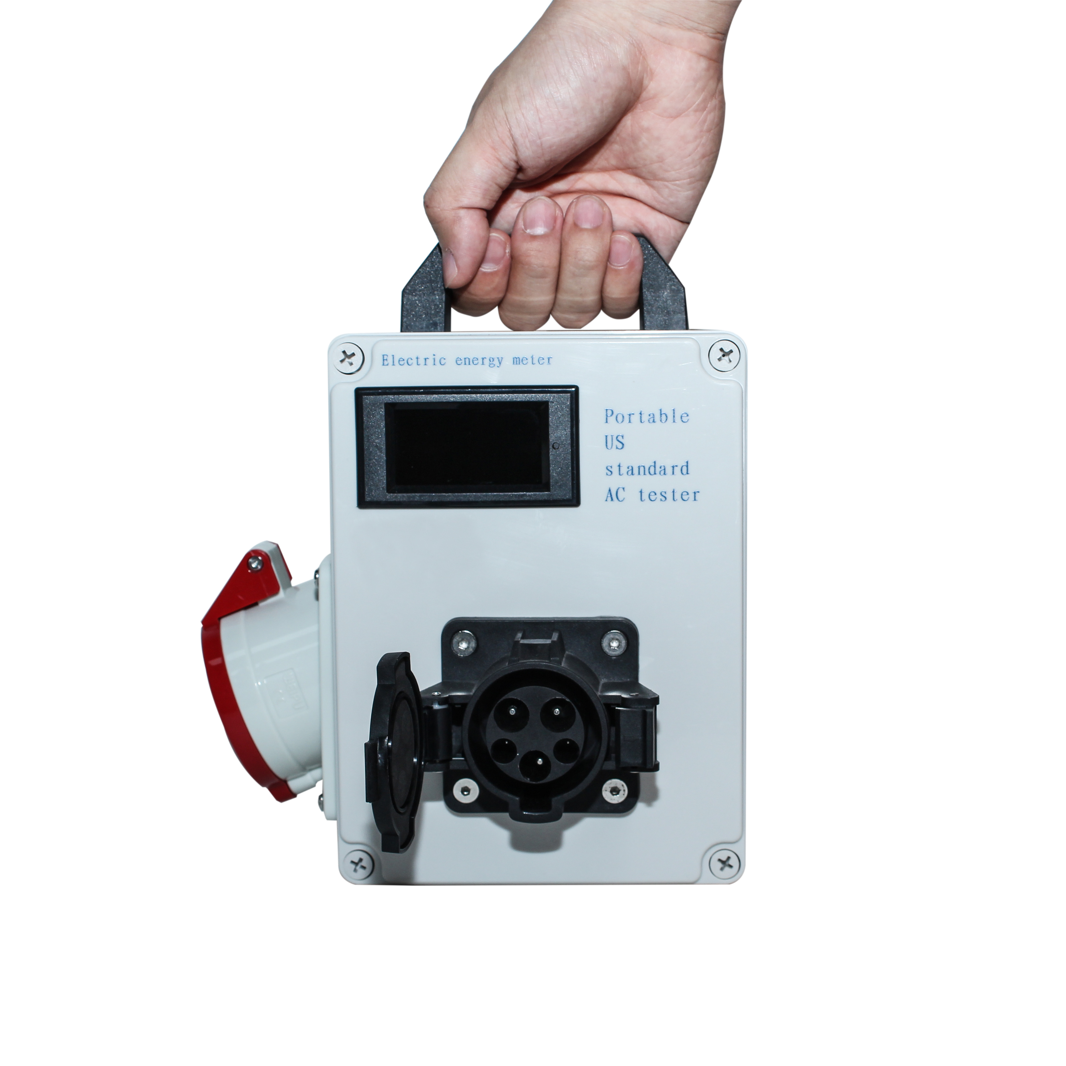 Portable ev charger tester equipment with type 1 socket Featured Image