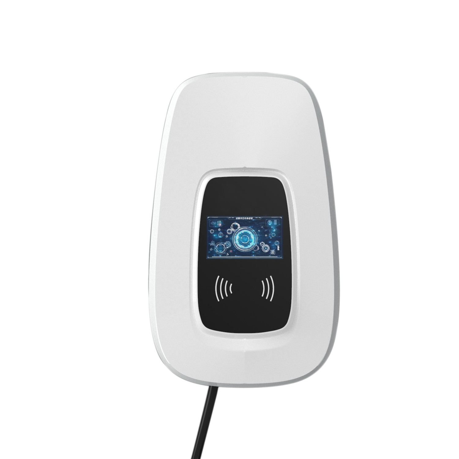Single phase fast electric vehicle charging stations 7.4KW AC wallbox charger Featured Image