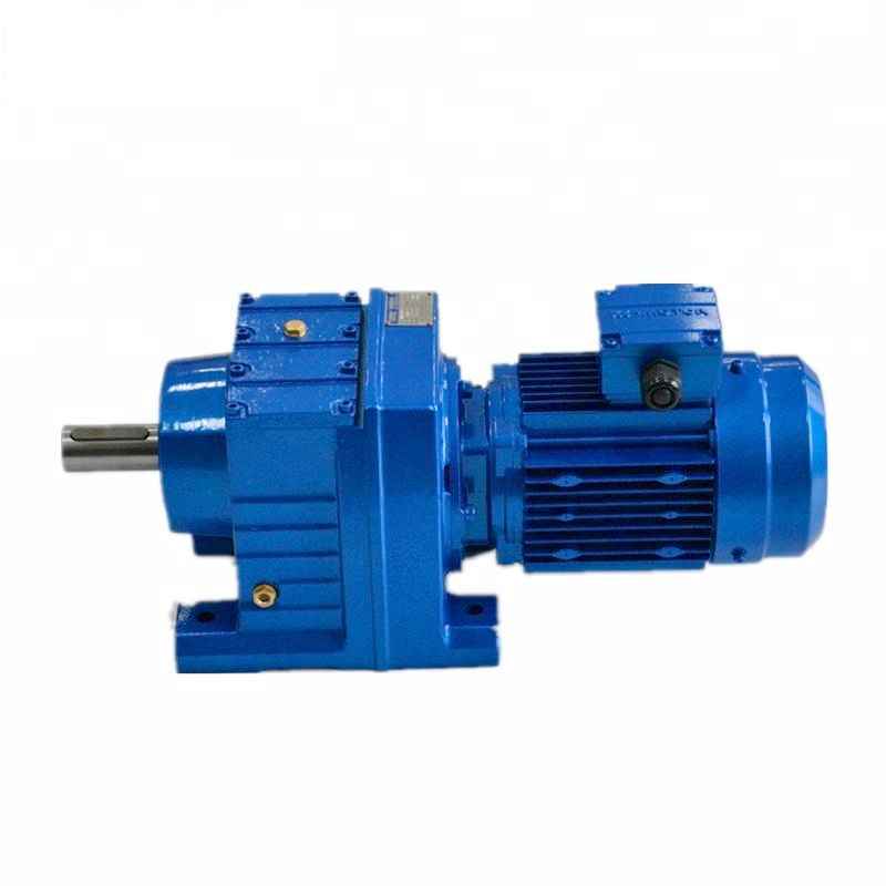 R jara ẹsẹ-agesin opopo helical gearbox bevel jia reducer jia motor