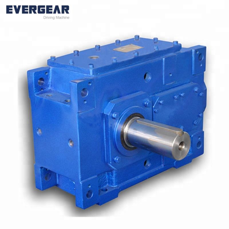 EVERGEAR H/B Series heavy duty reduc gearbox helic gear reducer for wet pan mill / grinding wheel