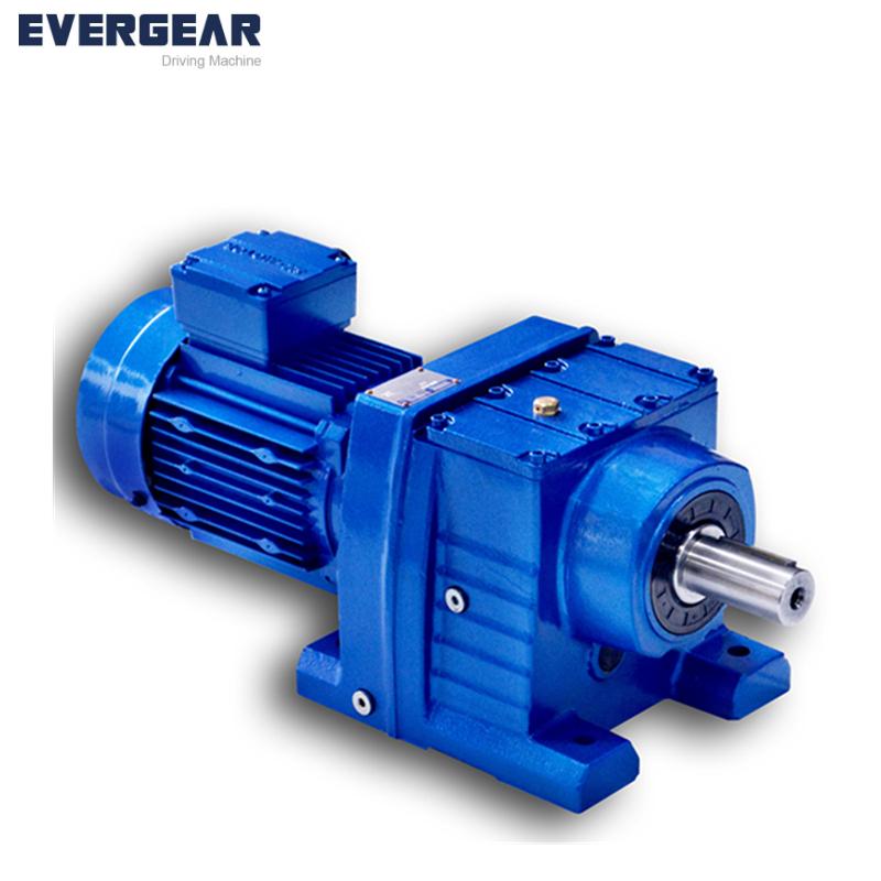 R series helical gearmotor helical gear motor spraying gearbox