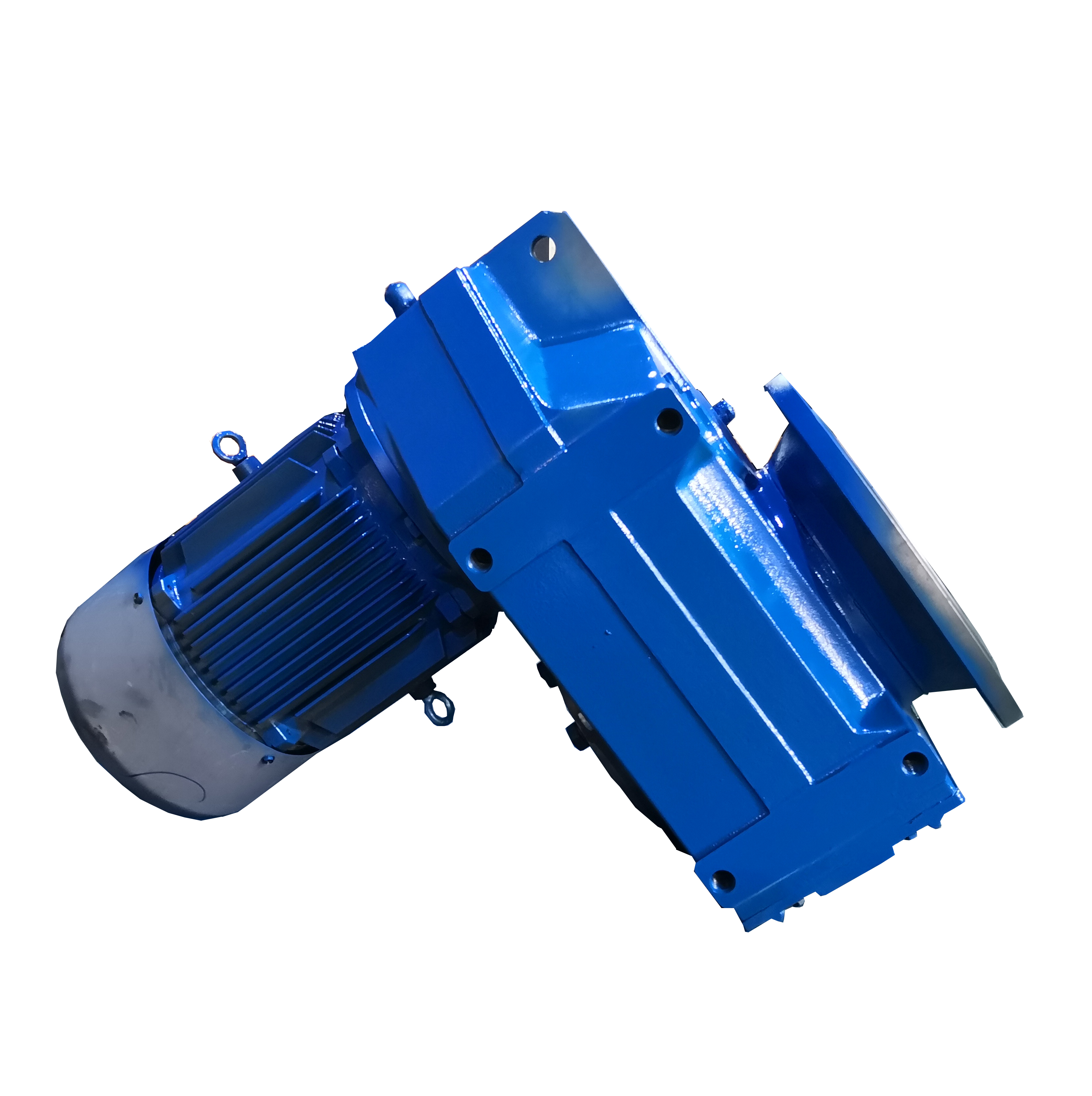 F Series Hollow Shaft Mounted Gearbox parallel shaft motor 12v