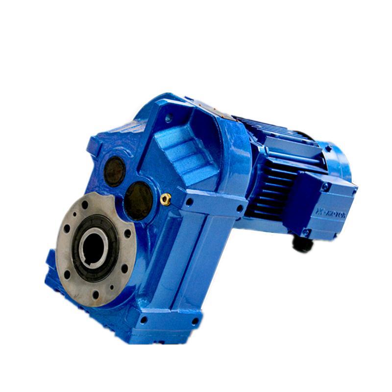 EVERGEAR FAF seri Helical Parallel shaft Gear motor kanggo Screw Conveyor Hollow output flange mounting