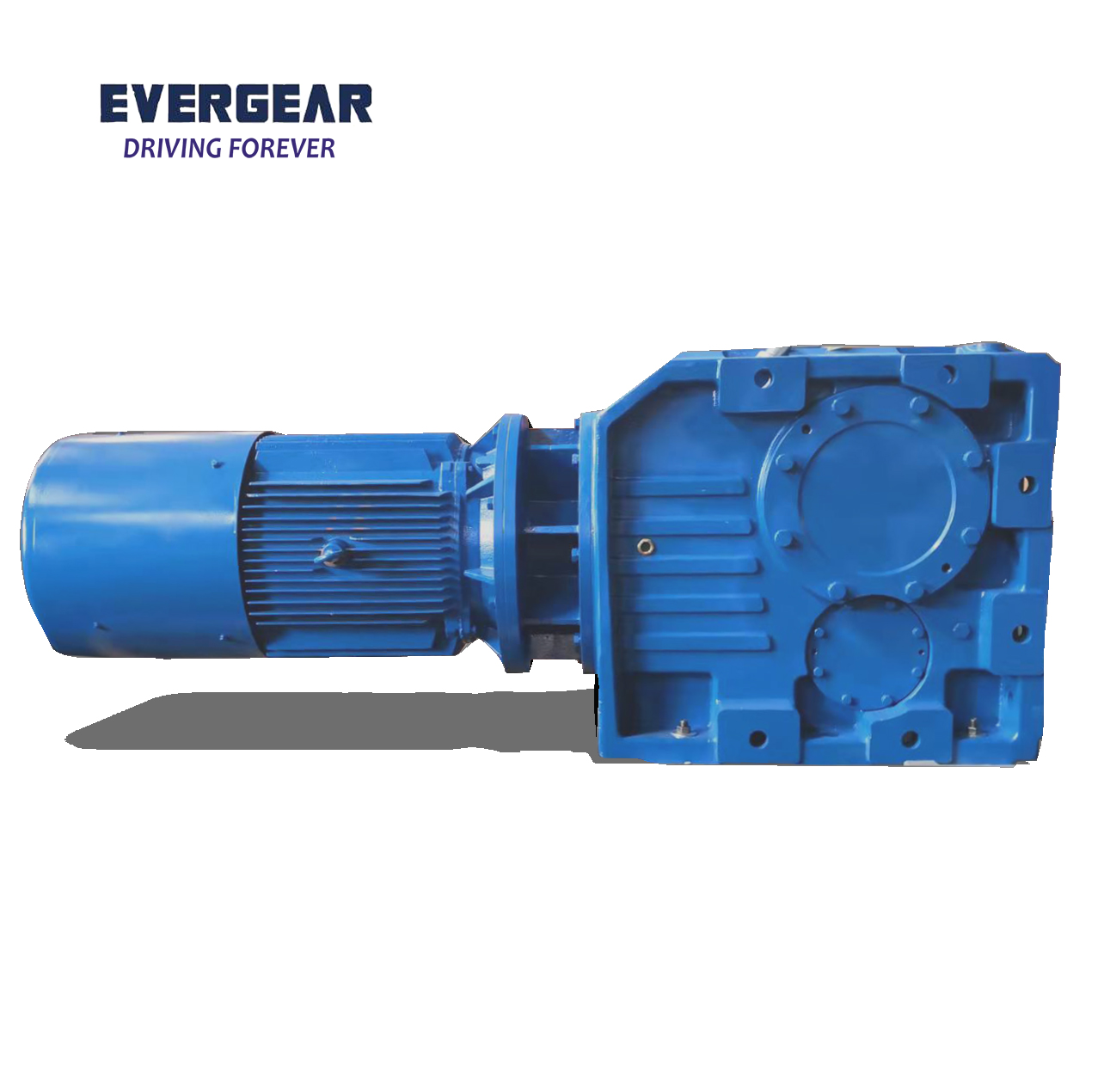 K series 90 Degree slow speed gearbox Helical Bevel speed reducer 15kw