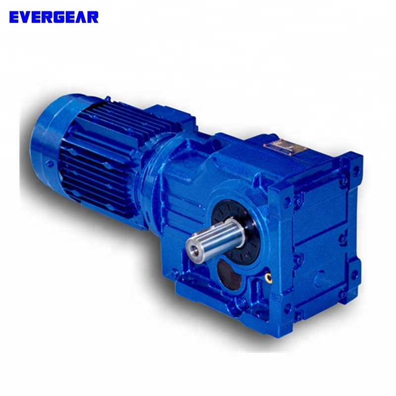 K series helical bevel transmission IEC gear reducer drive