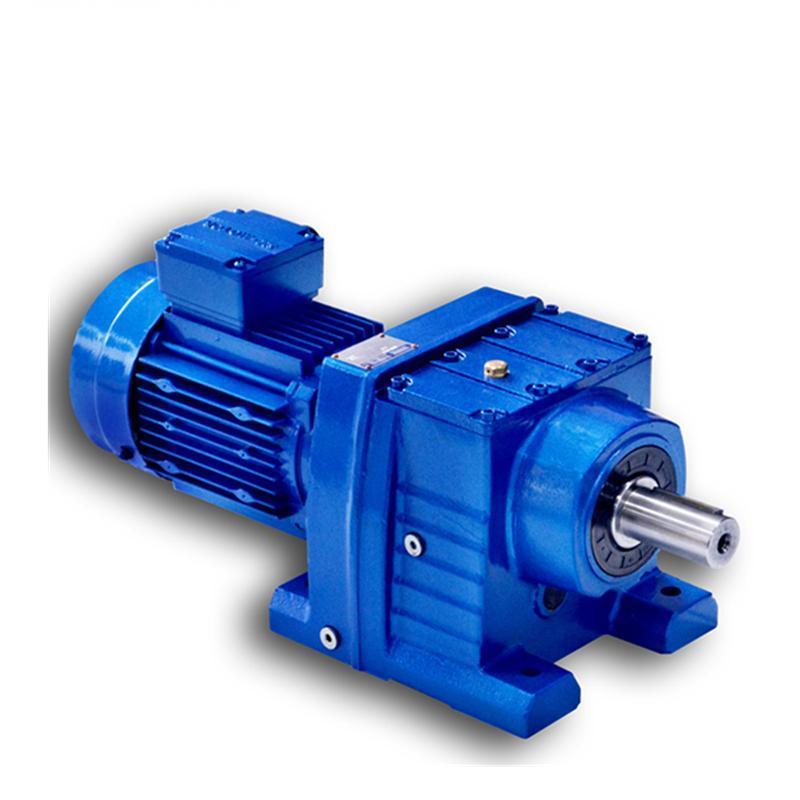 R167Helical coaxial gear motor gearbox speed reducer gear reducer helical gear reducer