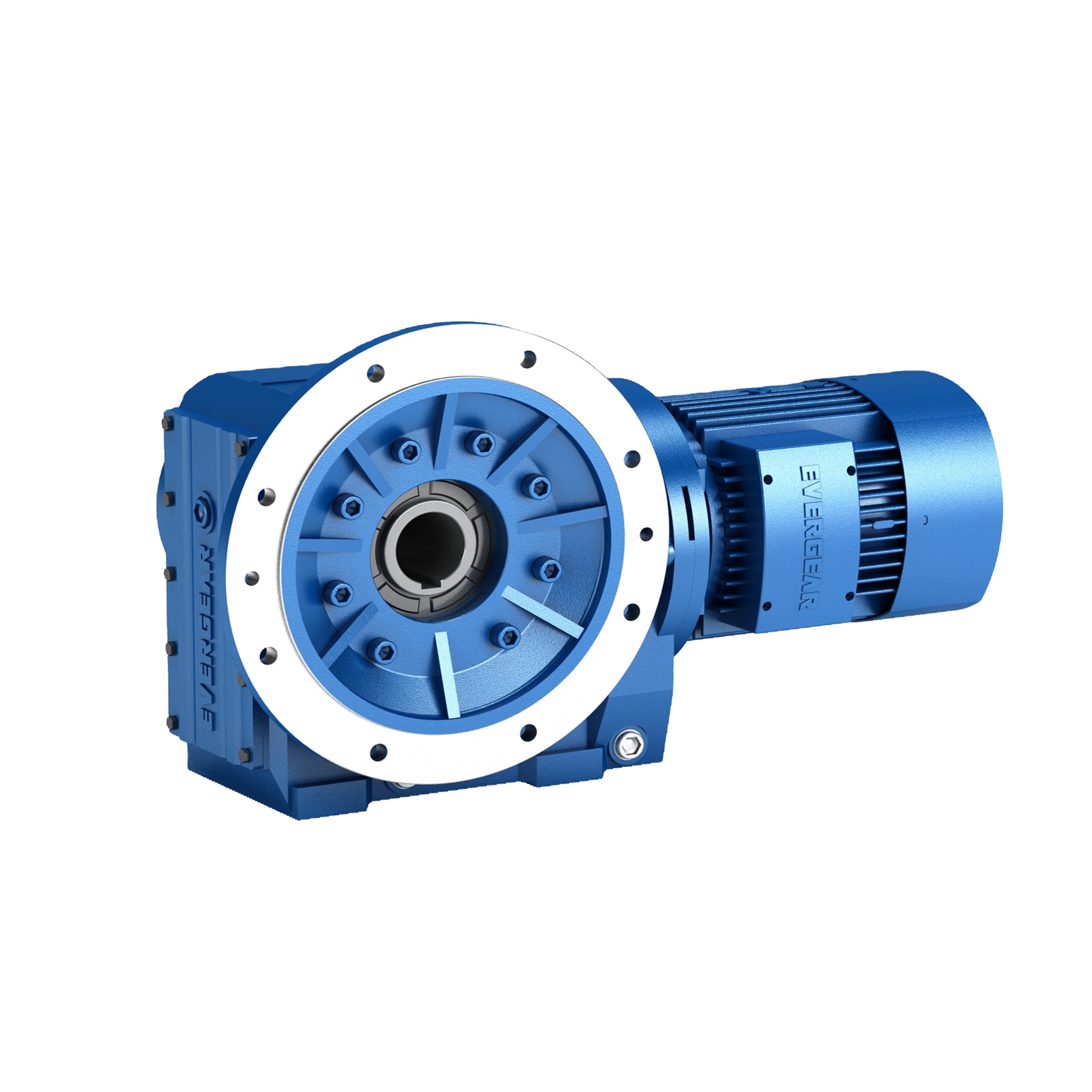 EVERGEAR DRIVE reducer kaf97 right angle output hollow shaft flange para sa poultry feed pellet making machine
