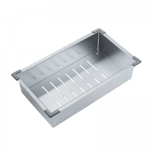 Best-Selling Corner Urinal Suppliers –  Stainless Steel 304 Handmade Sink Colander with Handle Drain Basket  – EverPro