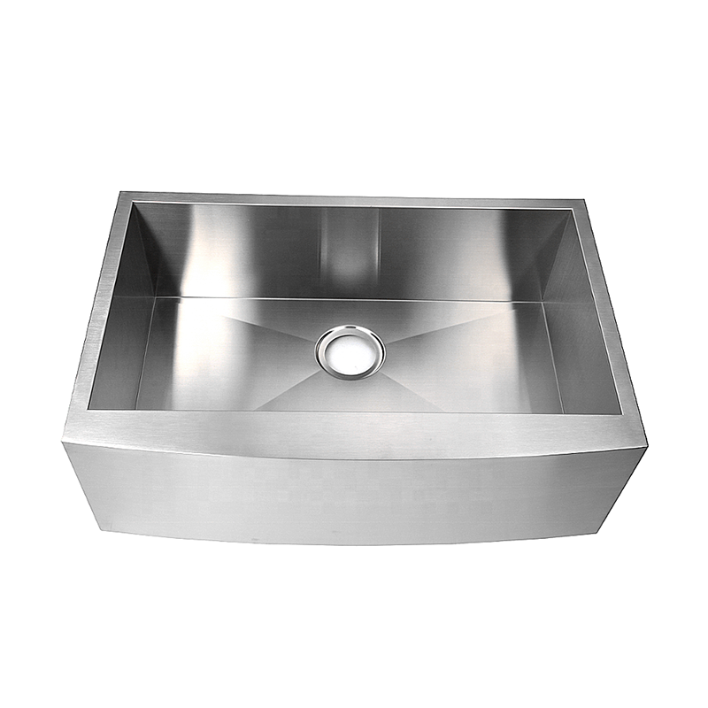 Inoxs 33"x21"x10" Farmhouse Apron Single Bowl Stainless Steel Kitchen Sink 