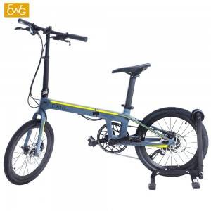 Carbon fiber folding bike 20 inch with 9 speed for sale | EWIG