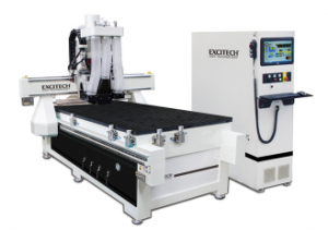 Excitech CNC woodworking machine  Double-process drilling and cutting machine