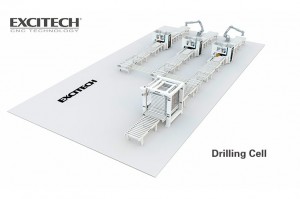 Drilling Cells for Automatic Furniture Production Line