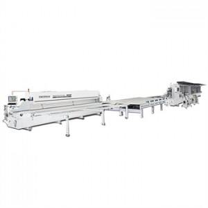 Edge banding rotary production line for woodworking cnc machine