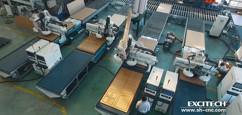 How does the smart furniture factory operate?