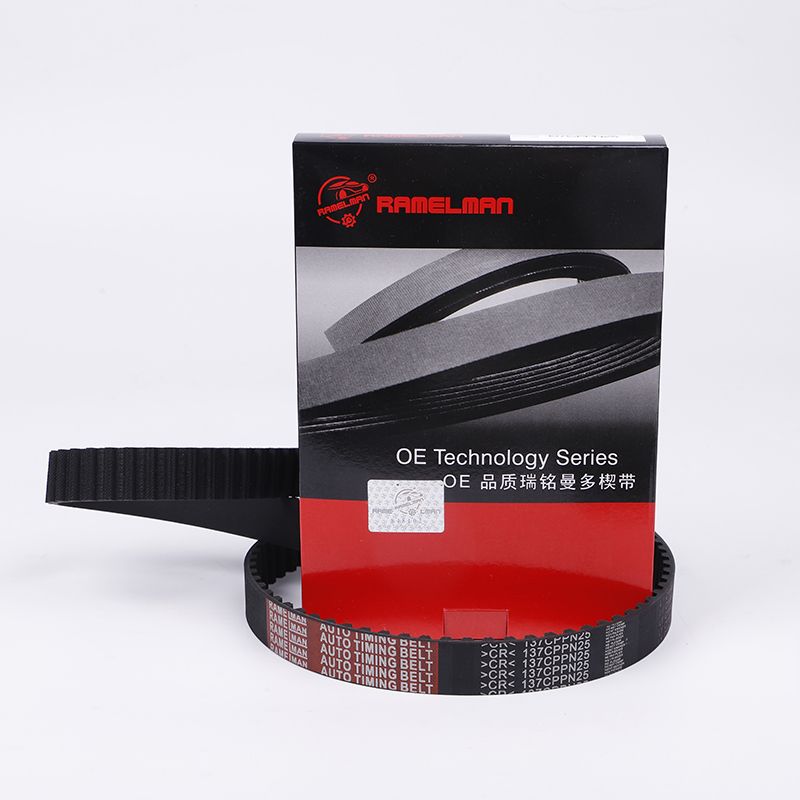 size 137CPPN25 engine timing belt CR HNBR materials toyota