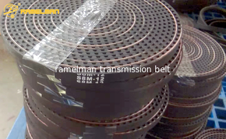 opened rubber timing belt OEM quality elevator belt roll up door belt for Industrial machinery and equipment ramelman