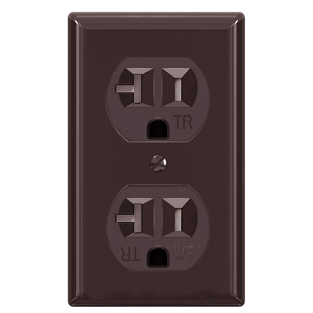 High Quality for 20 Amp Duplex Receptacle - CW20 Standard Size US Duplex Outlet Receptacle 20Amp 125V TR&Weather Resistant – Fahint