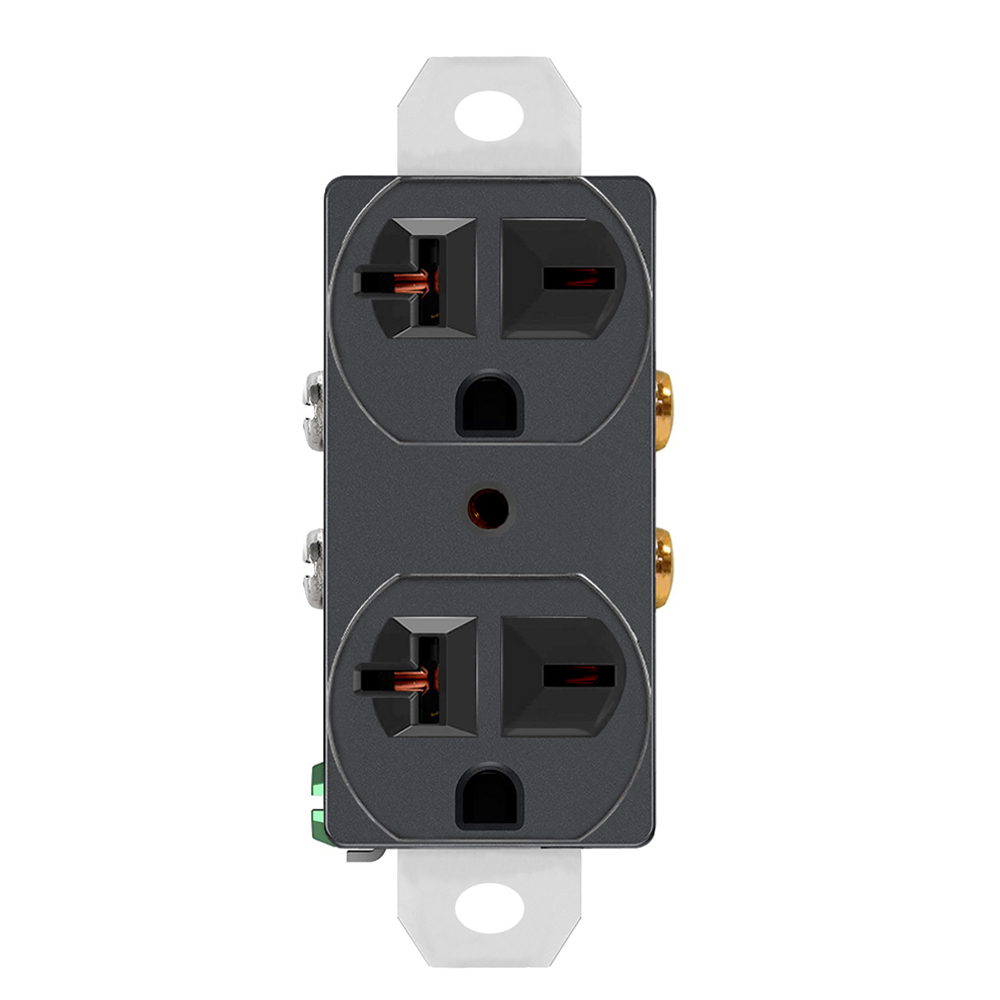 Low price for American Receptacle - CR20 Standard Size Dual Volts Nema 6-20R US Duplex Receptacle 20Amp 125/250V – Fahint