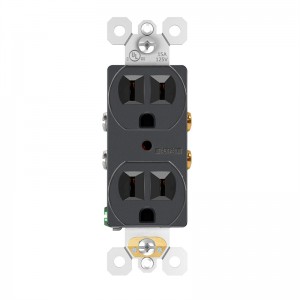 C15 UL/Cul Listed Standard Duplex Outlet Receptacle
