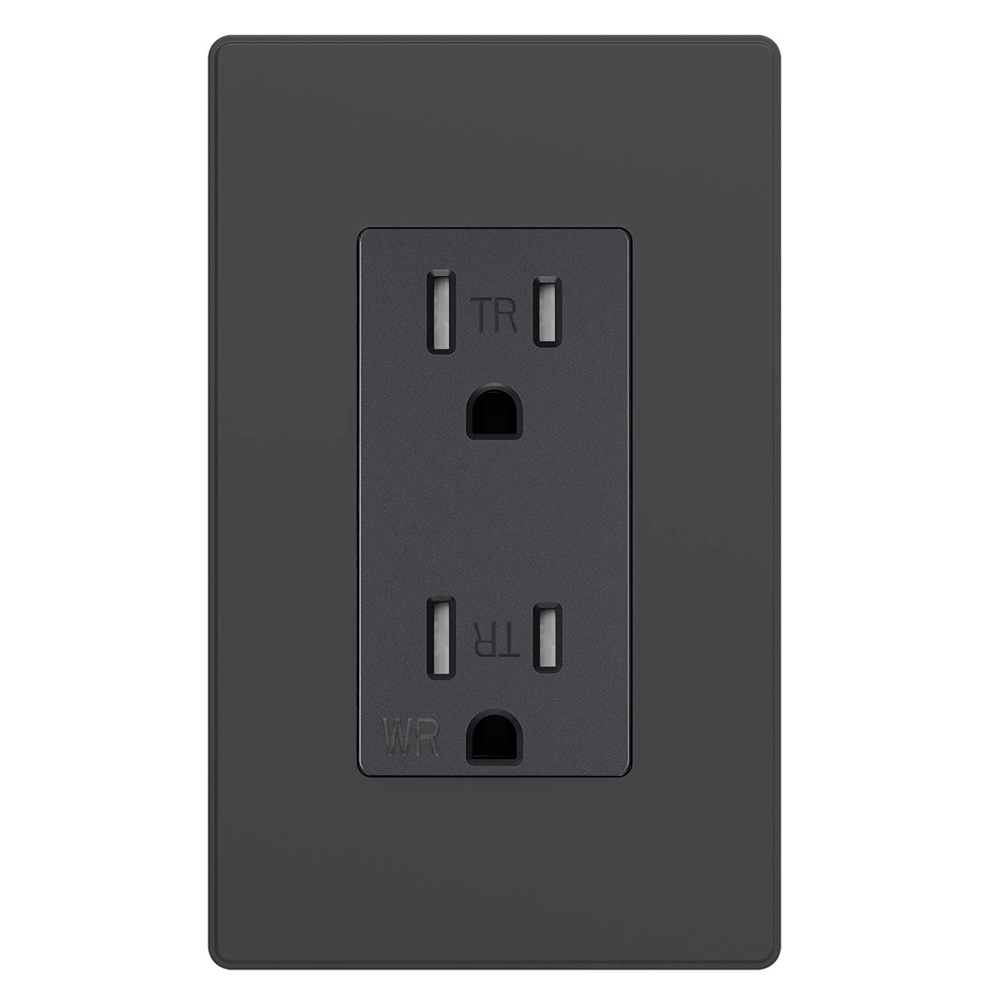 Fast delivery Decora Receptacle - DW15 Tamer-Resistant & Weather Resistant 15A 125V Decorator Outlet – Fahint