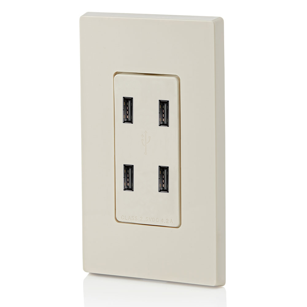China F4P 4.2Amp 4 Ports USB Outlet Receptacle manufacturers and ...