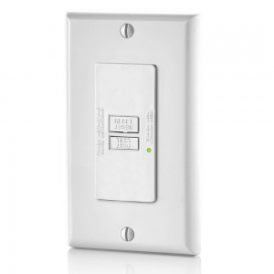 GL20 Blank Face Self-Test GFCI Outlet 20Amp