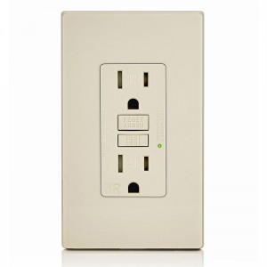 2021 China New Design Tr Gfci Outlet - GW15 Self-Test GFCI Outlet 15 Amp Weather Resistant Screwless Wallplate – Fahint