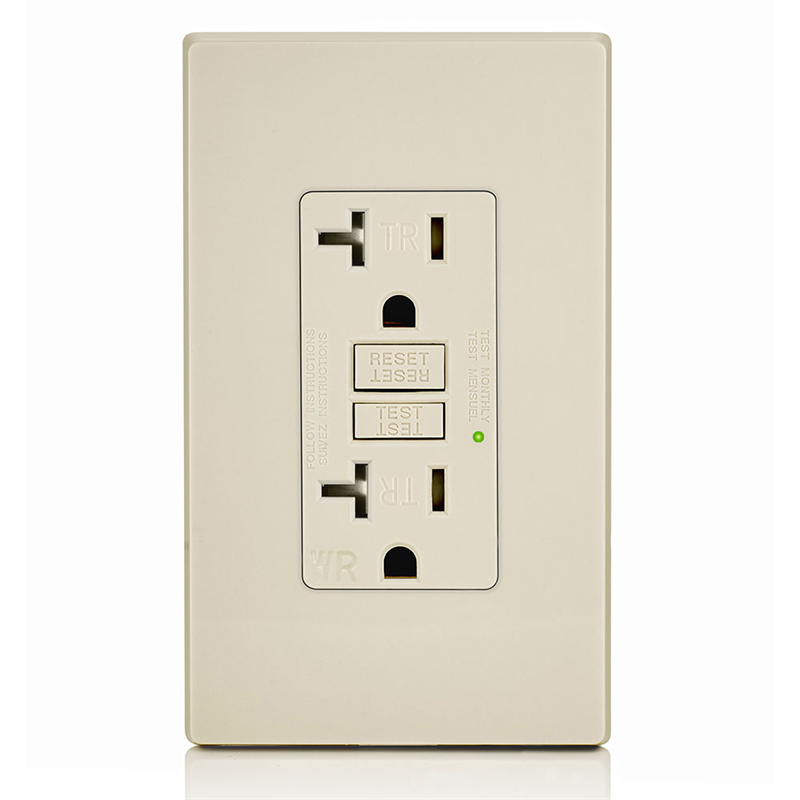GW20 20Amp Self-Test Weather Resistant GFCI Wall Outlet