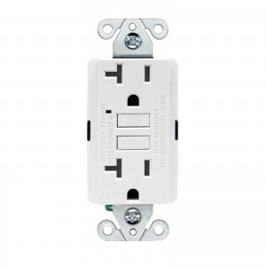 UL Listed New Arrival Self-Test 20 Amp/125V Dual Function AFCI/GFCI Receptacle, GLA-20A