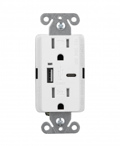 Discountable price Grounded Electrical Outlets - USB Wall Outlets CZ-07 – Faith Electric