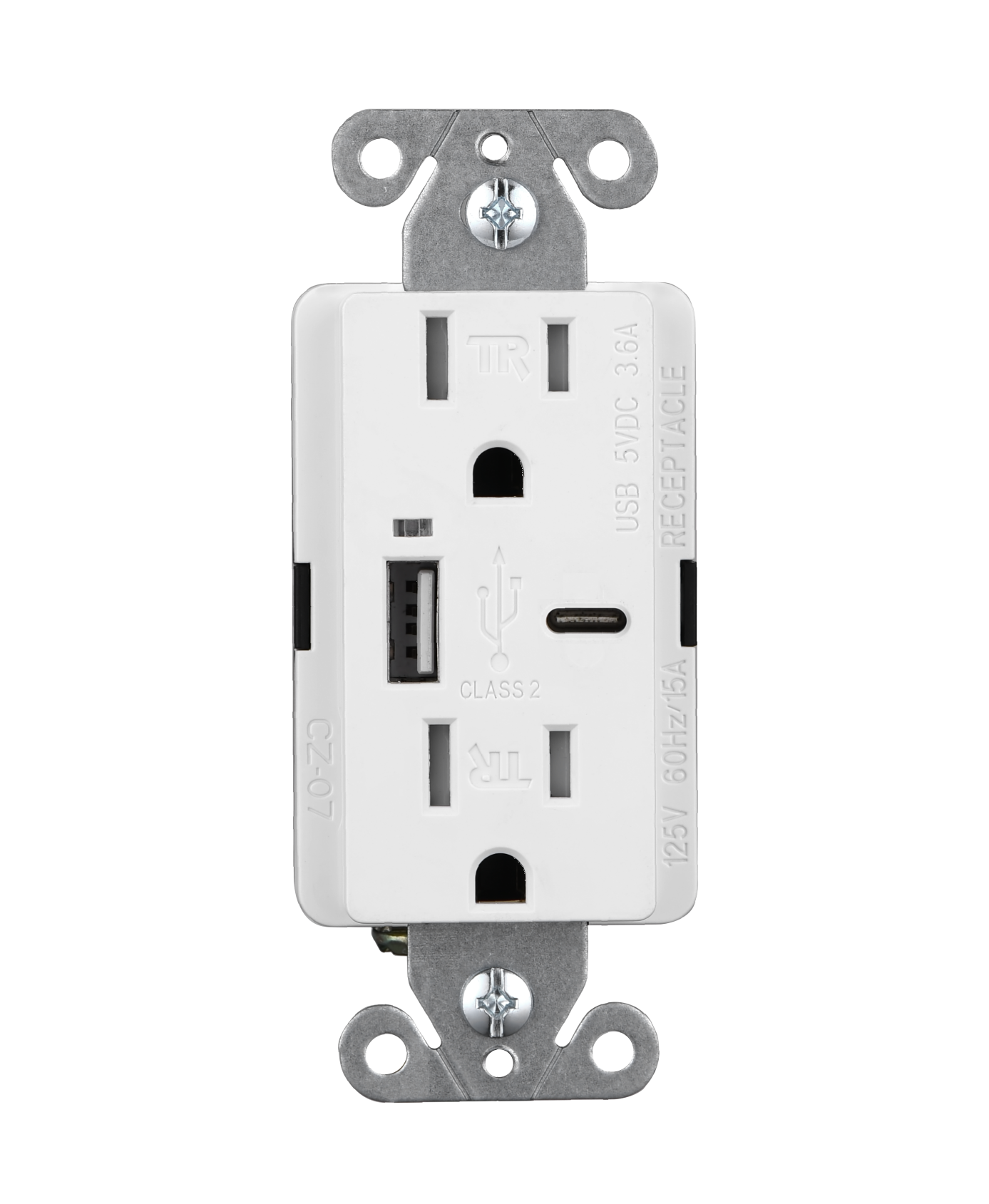 Big discounting Electrical Outlet Combo - USB Wall Outlets CZ-07 – Faith Electric