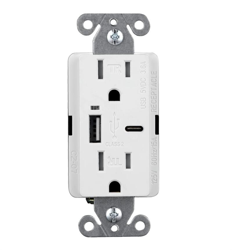 Factory supplied Electrical Outlet Cover Plates - USB Wall Outlets CZ-09 – Faith Electric