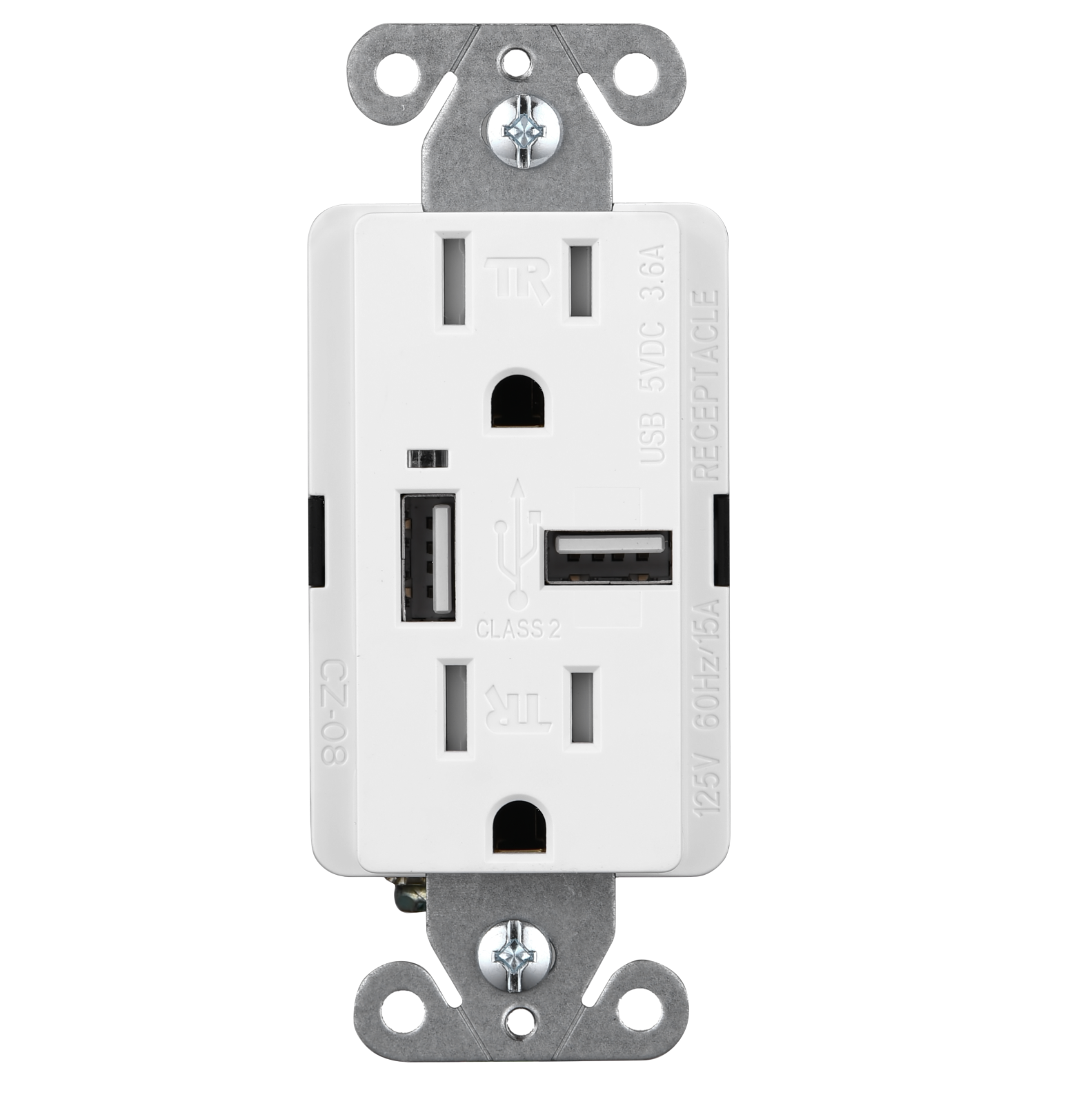 factory Outlets for Top 5 USB Outlets - USB Wall Outlets CZ-08 – Faith Electric