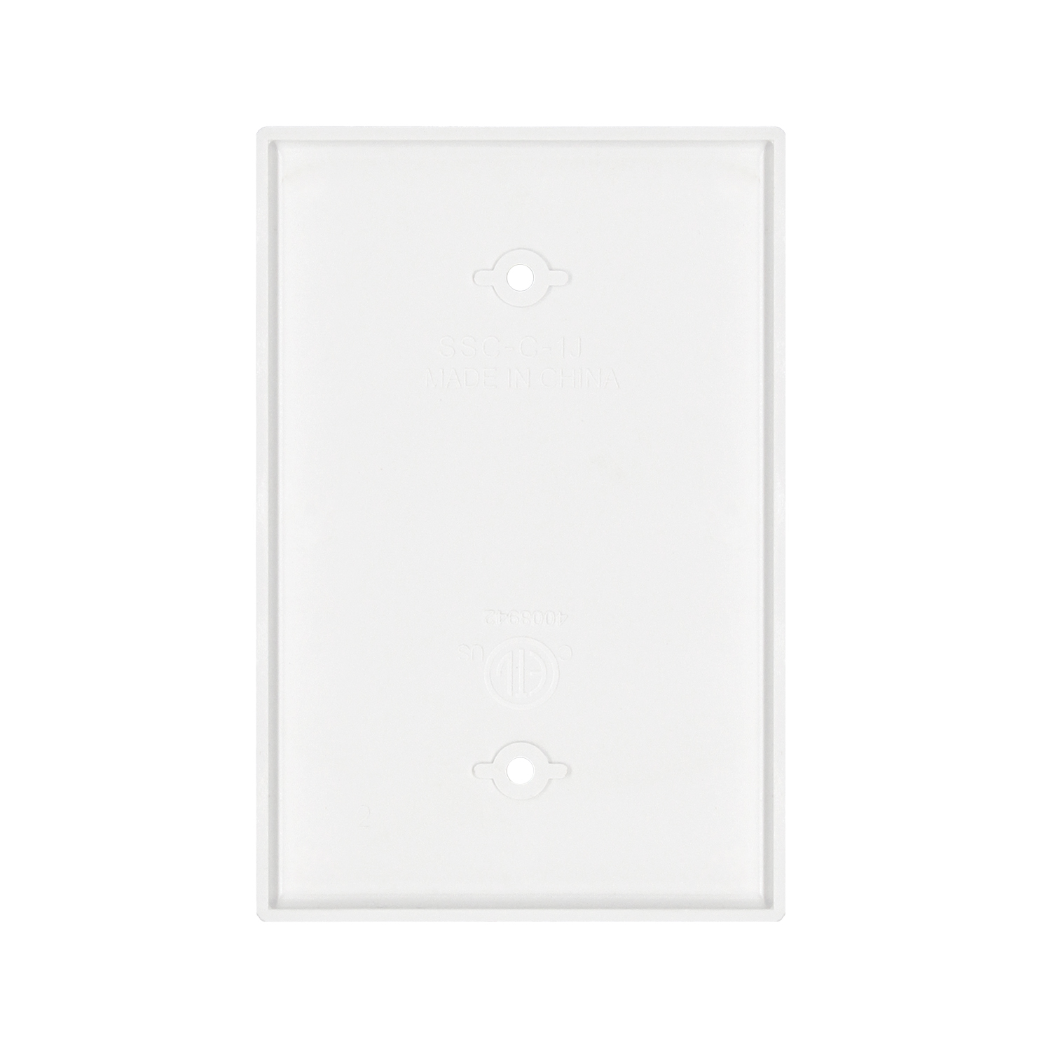 1 Gang Blank Device Wall Plate, Jumbo Blank Covers, SSC-C-1J